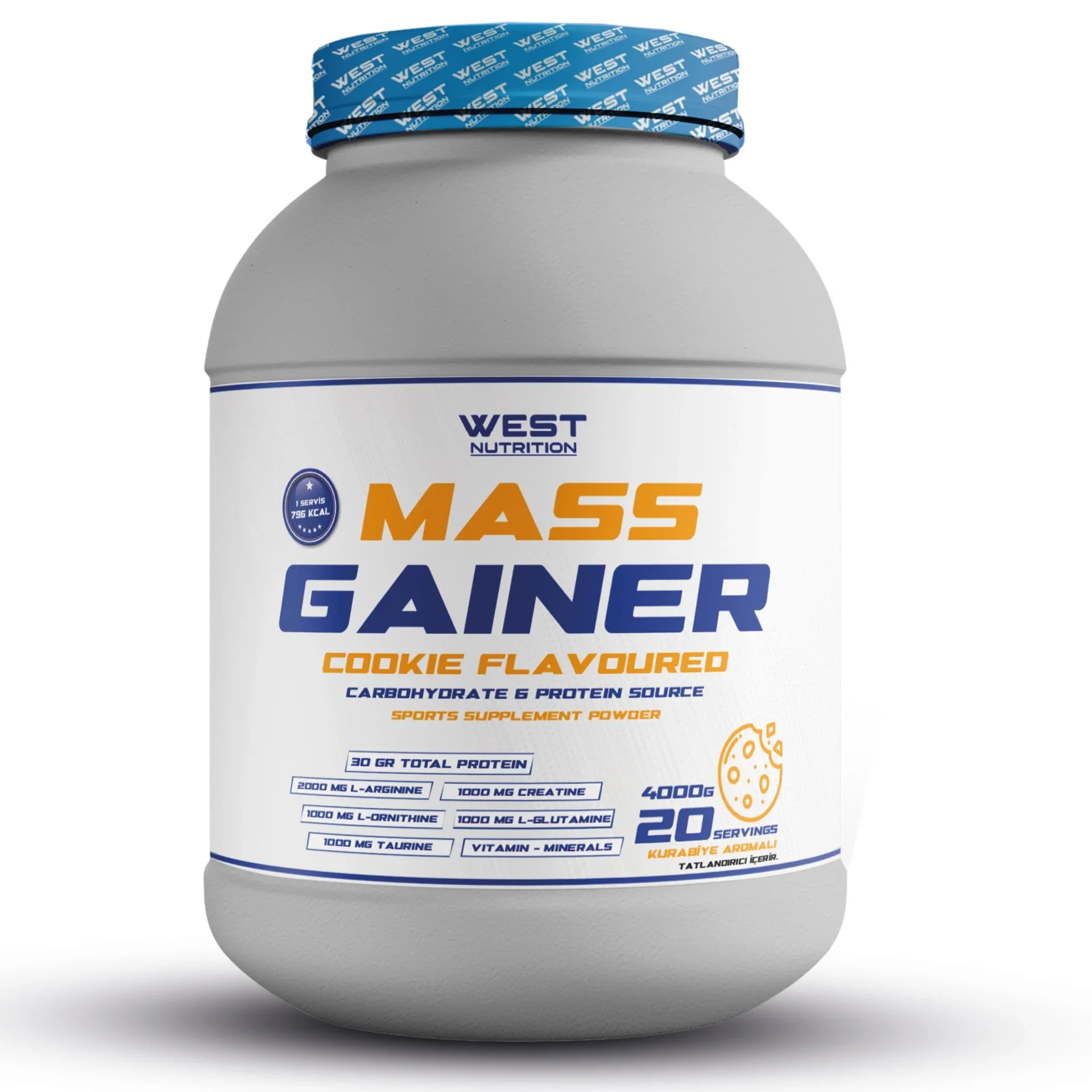 MASS GAİNER KAEBONHİDRATTOZU 4000 GR - 20 SERVİS
