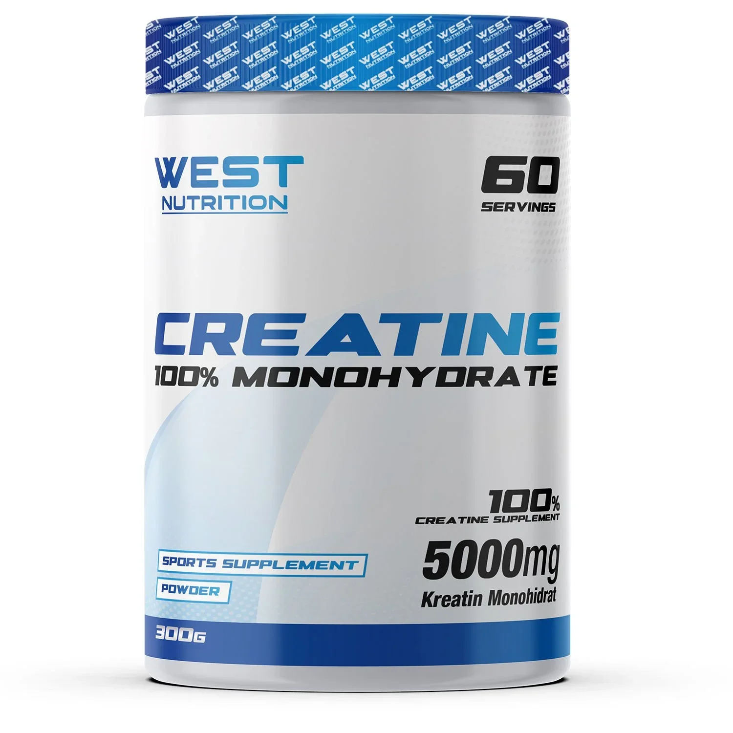 WEST NUTRITION KREATIN CREATINE %100 MONOHYDRATE 300 GR 60 SERVIS AROMASIZ