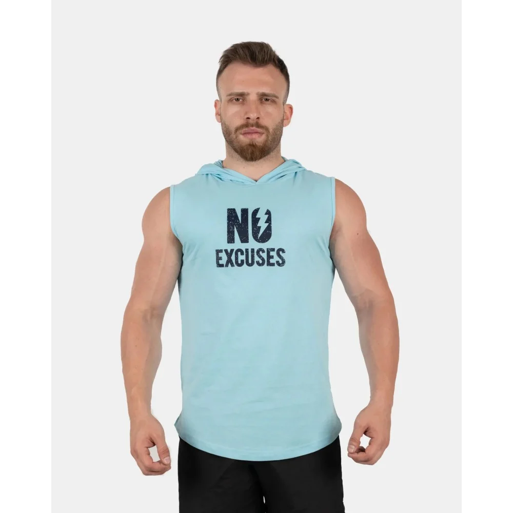 GWP NO EXCUSES KAPÜŞONLU KOLSUZ T-SHİRT