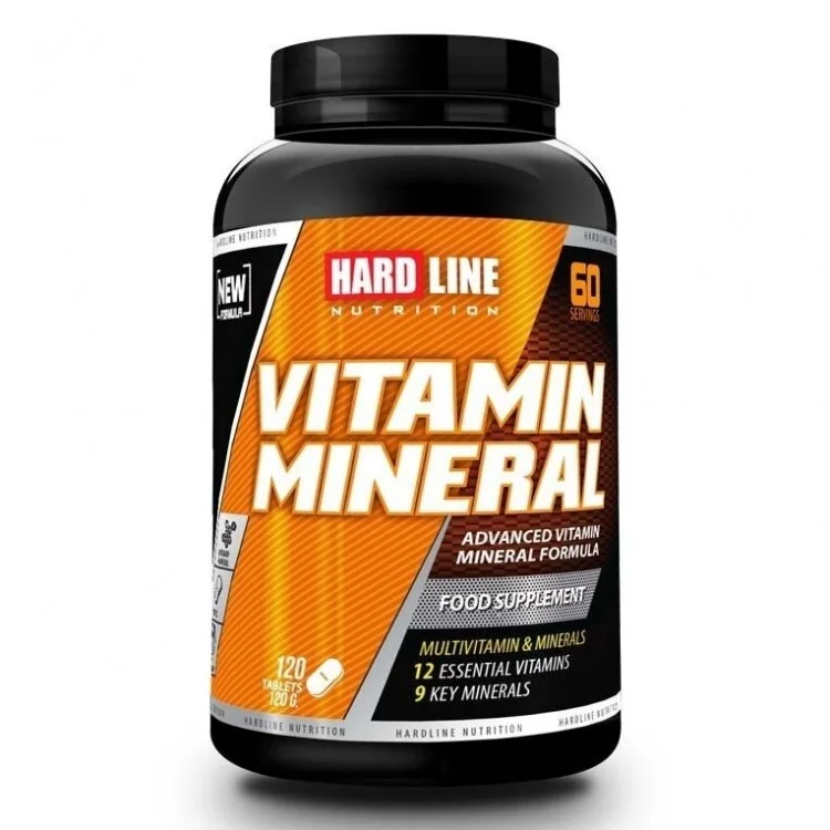 HARDLİNE VİTAMİN MİNERAL 120 TABLET