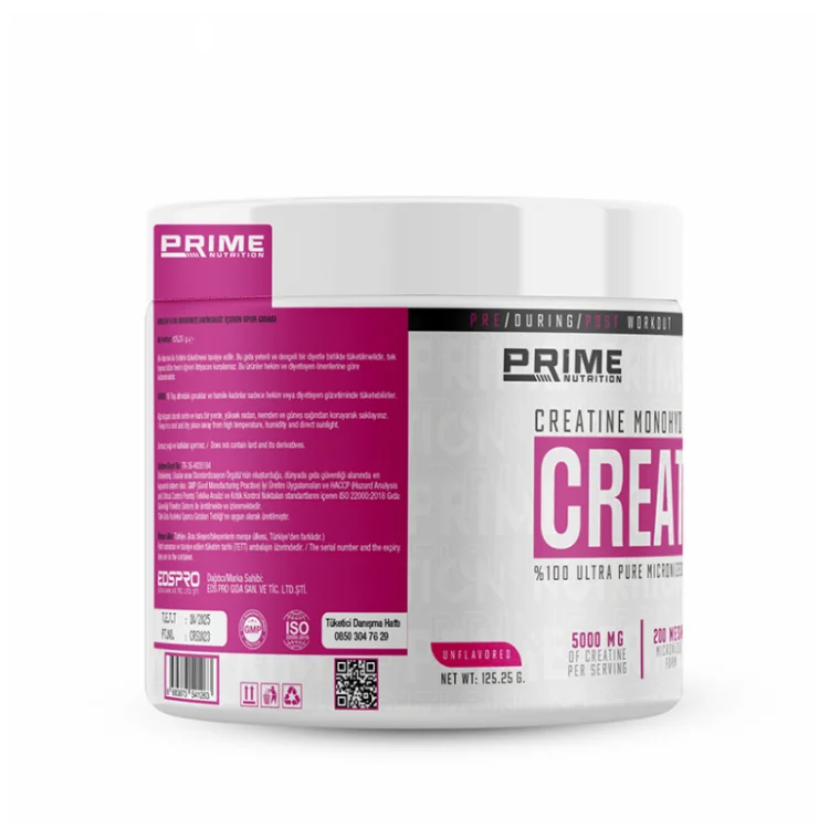 PRİME NUTRİTİON CREATİNE 125 GR