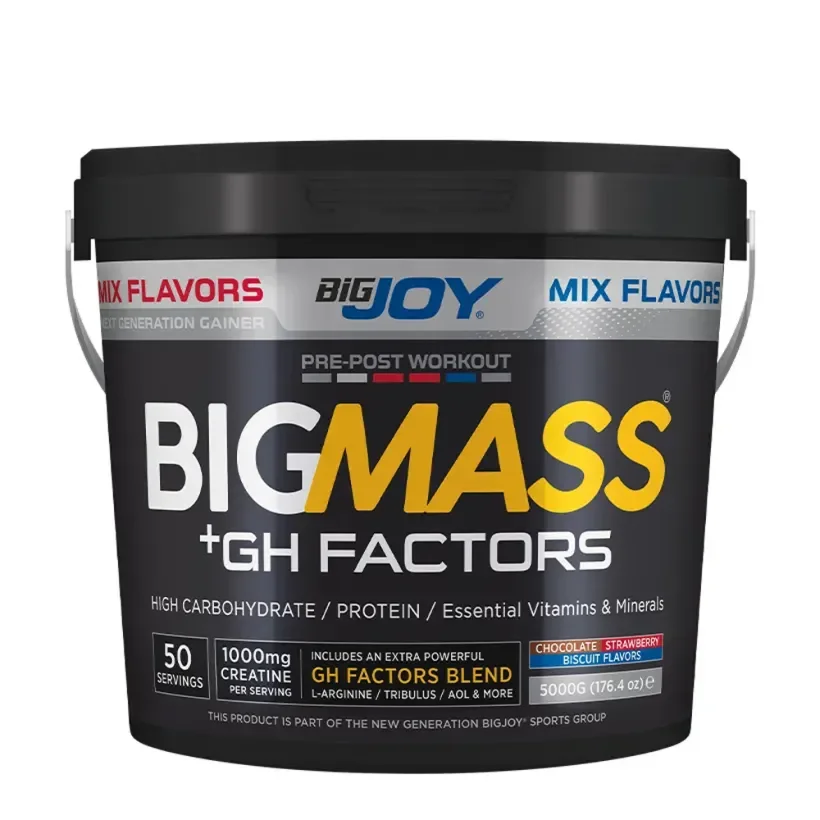 BIGJOY BIGMASS GAINER GH FACTORS MIX FLAVORS 5000G