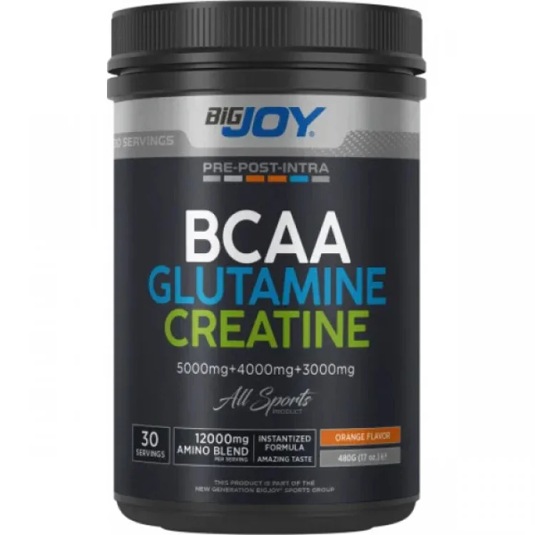 BİG JOY BCAA + GLUTAMINE + CREATINE 480 GR PORTAKAL AROMALI