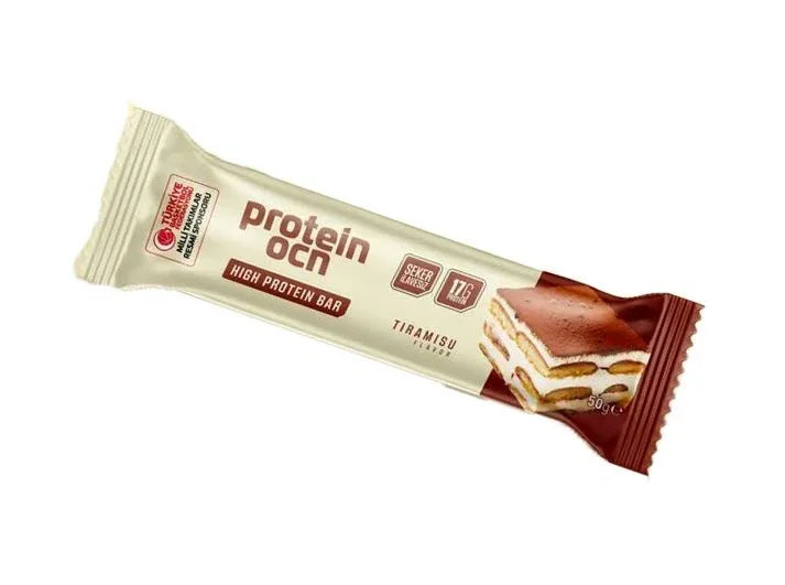 PROTEIN OCEAN TİRAMİSU AROMALI PROTEİN BAR 1x50gr TEKLİ