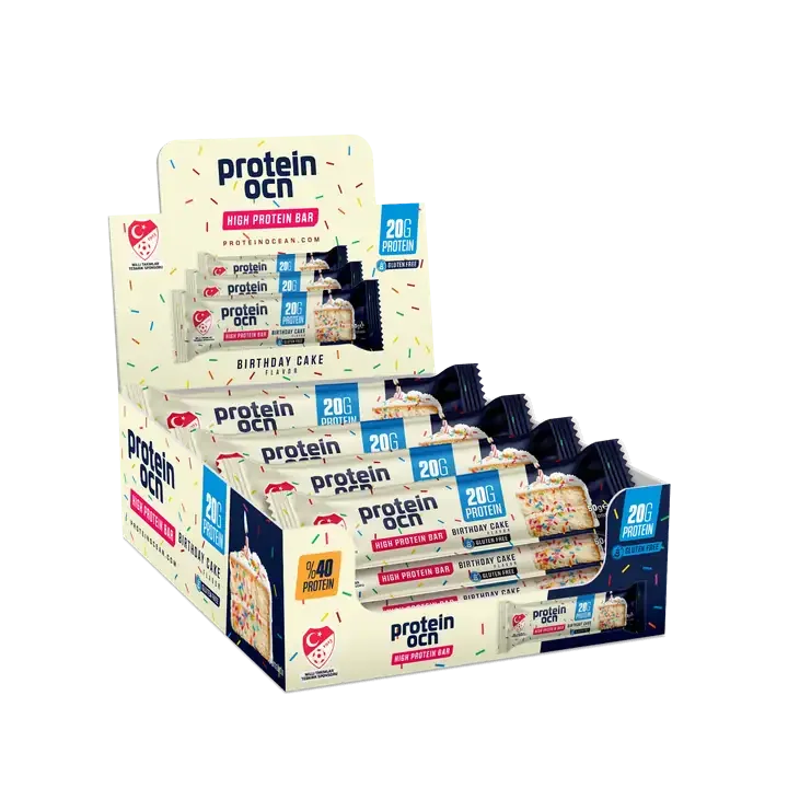 PROTEİNOCEAN BIRTHDAY CAKE PROTEIN BAR - 12 ADET